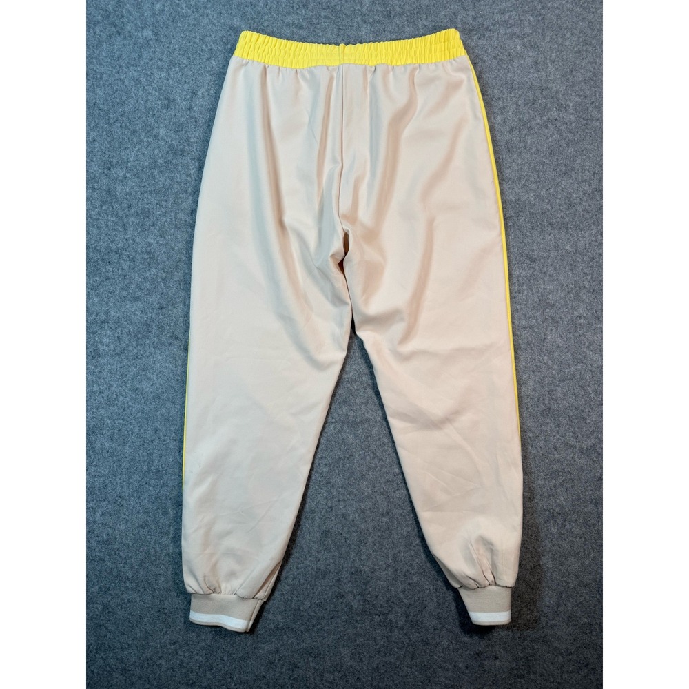 Zara Womens Jogger Pants Tan Yellow Side Stripe Elastic Waist Size M - Picture 8 of 8